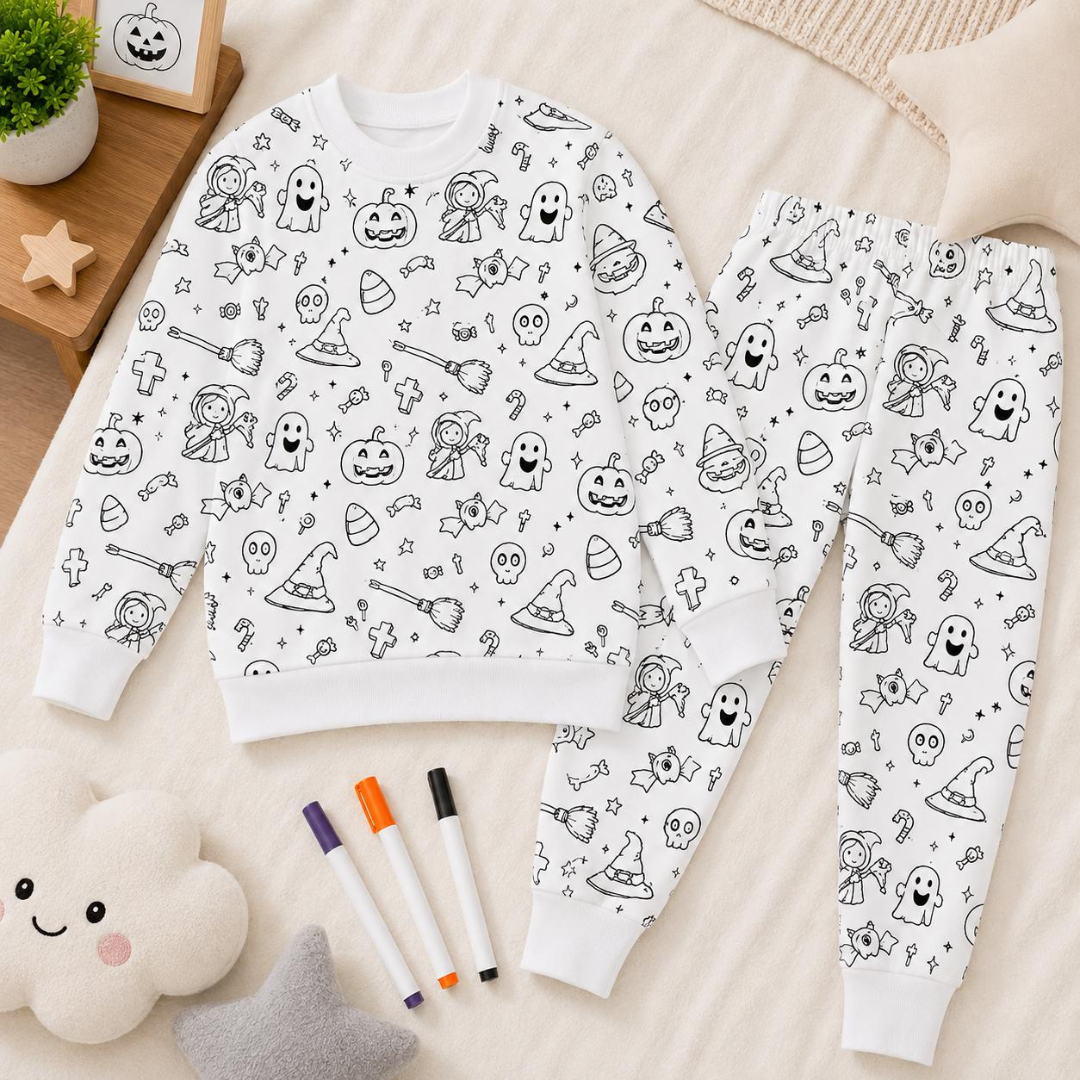 Pijama Navideño para Colorear