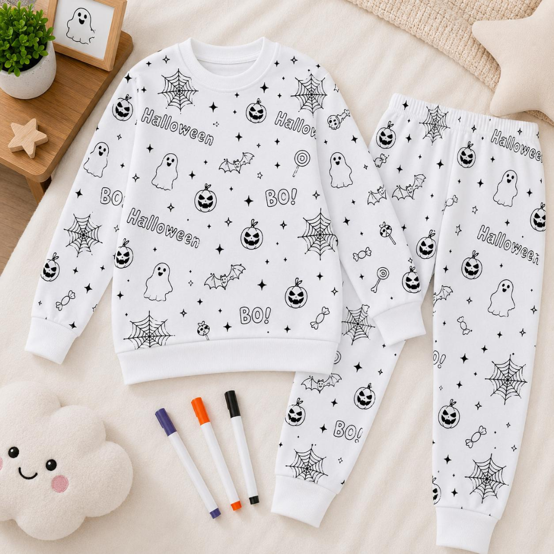 Pijama Navideño para Colorear