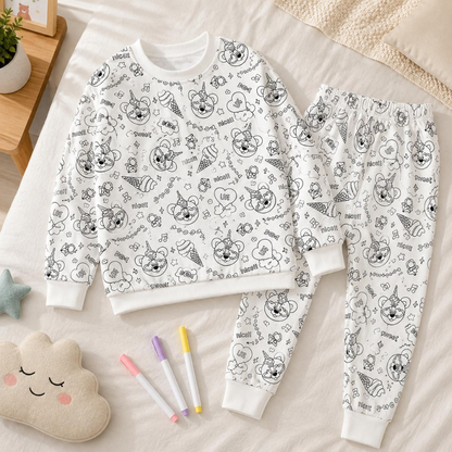 Pijama Navideño para Colorear