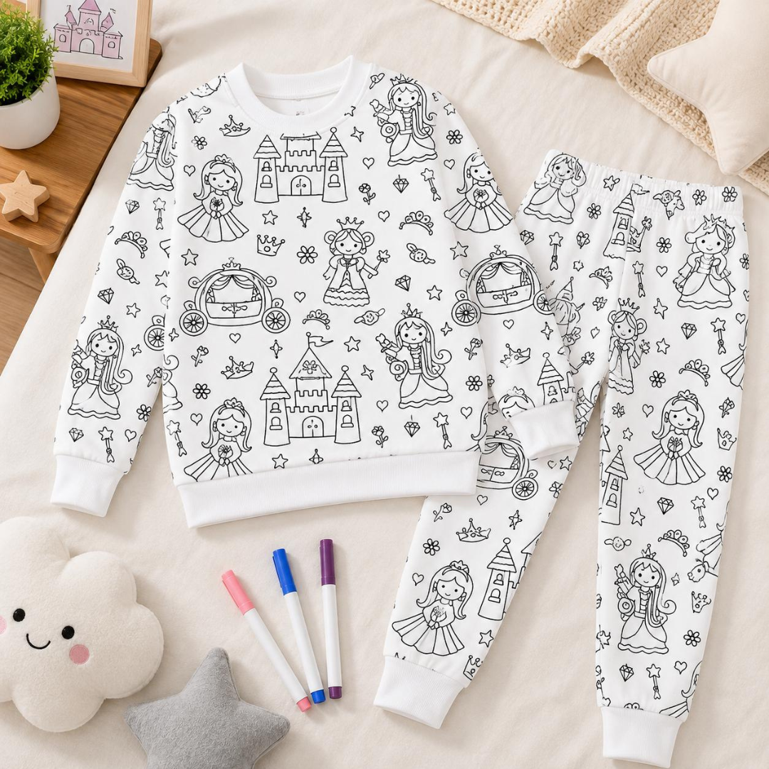 Pijama Navideño para Colorear