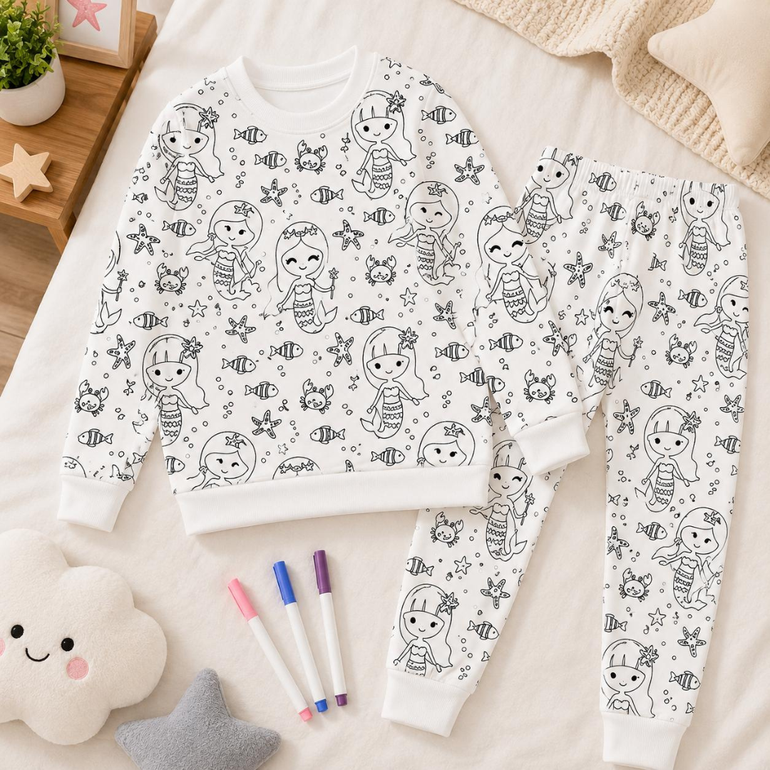 Pijama Navideño para Colorear