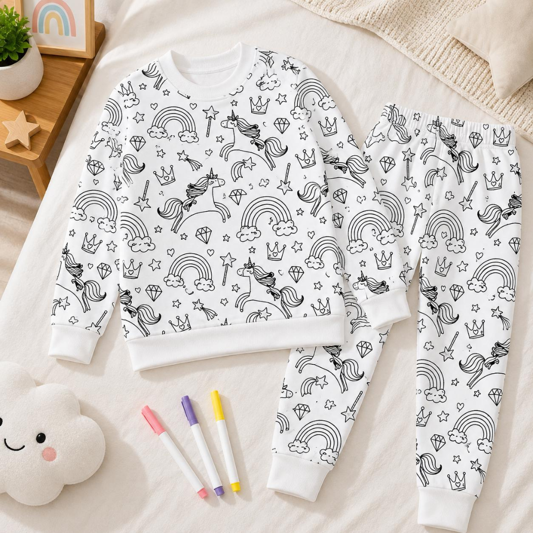 Pijama Navideño para Colorear